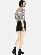 Bluzy damskie - Sisley Bluza damska 5UUFLQ03Q Bluza wielokolorowa, 62Z, XS, Wielokolorowy 62Z, XS - miniaturka - grafika 1