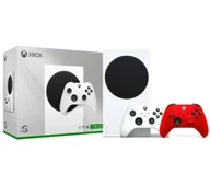 Konsole Xbox - Xbox Series S 1TB Biały + Dodatkowy Pad Czerwony - miniaturka - grafika 1