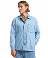 Koszule męskie - Koszula Lee LOOSE WORKERWEAR OVERSHIRT 112364145 Skyline Wash L - miniaturka - grafika 1
