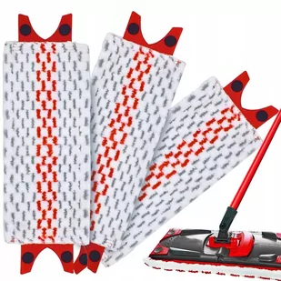 3X Wkład Końcówka Do Mopa Płaskiego Mikrofibra Vileda Ultra Chłonny Zestaw - Miotły, szufle, mopy - miniaturka - grafika 1