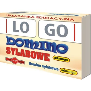 Adamigo 4812 DOMINO SYLABOWE LOGO - pomoc szkolna - Gry planszowe - miniaturka - grafika 2