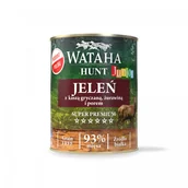 Mokra karma dla psów - Wataha Puszka 93% Junior Jeleń Z Żurawiną I Porem 800G - miniaturka - grafika 1