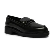 Półbuty damskie - Calvin Klein Skórzane loafersy - miniaturka - grafika 1