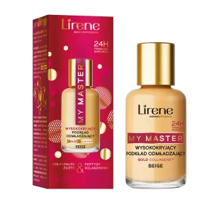 Lirene My Master Kryjący podkład matujący Beige 30.0 ml - Podkłady do twarzy - miniaturka - grafika 1