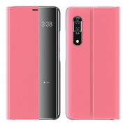 Etui i futerały do telefonów - New Sleep Case pokrowiec etui z klapką z funkcją podstawki Huawei P30 Lite różowy - miniaturka - grafika 1