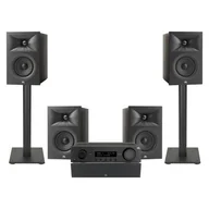 Kino domowe - Amplituner JBL MA310 Czarny + Kolumna głośnikowa JBL Stage 2 240 B Czarny (4 szt.) + Głośnik centralny JBL Stage 2 245C Czarny (1 szt.) + Stojaki do głośników JBL Stage FS Czarny (2 szt.) - miniaturka - grafika 1