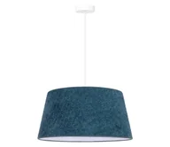 Lampy sufitowe - Duolla - Żyrandol na lince BOUCLE 1xE27/15W/230V śr. 50 cm turkusowy - miniaturka - grafika 1