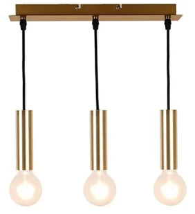 Potrójna lampa wisząca złota - V017 P8-S86 - Lampy sufitowe - miniaturka - grafika 1