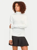 Swetry damskie - JJXX Golf Ada 12258813 Biały Slim Fit - miniaturka - grafika 1
