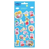 Szkolne artykuły papiernicze - Naklejki wypukłe Peppa - miniaturka - grafika 1
