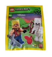 Klocki - LEGO Minecraft Zestaw - Hero with Skeleton 662409 polybag klocki - miniaturka - grafika 1