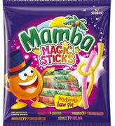 Gumy do żucia, lizaki, dropsy - Mamba Magic Sticks 140G - miniaturka - grafika 1