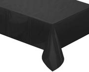 Dekoracje i nakrycia stołu na imprezę - Obrus matowy czarny, B&C, 137x183 cm (foliowy) - miniaturka - grafika 1