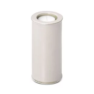 Świecznik Dekoracyjny Ceramiczny Simona 7X7X15 Perłowy - Świeczniki - miniaturka - grafika 1