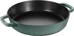 STAUB Patelnia żeliwna 26 cm, eukaliptusowy - Patelnie - miniaturka - grafika 1