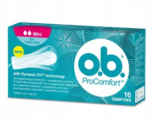 O.B. Tampony Procomfort mini 16szt - Tampony - miniaturka - grafika 1