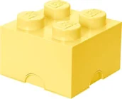 Pojemniki na zabawki - LEGO Room Copenhagen Storage Brick 4 pojemnik żółty RC40031741 - miniaturka - grafika 1