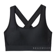 Bielizna sportowa damska - Under Armour Mid Crossback Sports Bra Biustonosz 001 : Rozmiar - XS - miniaturka - grafika 1
