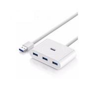 Huby USB - Hub USB 3.0 UGREEN CR113, 4w1, 0.5m (biały) - miniaturka - grafika 1