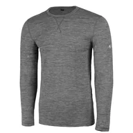 Koszulki sportowe męskie - Koszulka męska Zulu Merino 160 Long Rozmiar: L / Kolor: szary - miniaturka - grafika 1