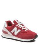 Sneakersy damskie - New Balance Sneakersy U574WQ2 Czerwony - miniaturka - grafika 1