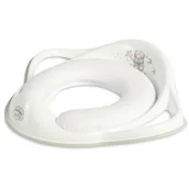 Nocniki - MALTEX Miękka nakładka sedesowa Misiu biało/szary - miniaturka - grafika 1