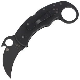 Nóż składany Spyderco Karambit Karahawk G-10 All Black (C170GBBKP) - Noże - miniaturka - grafika 1