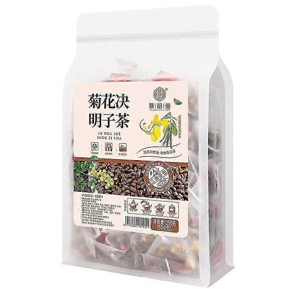 250 g / 50 torebek Herbata z nasion chryzantemy Cassia, hipotensyjna, obniżająca poziom lipidów kolor01