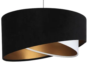 Czarno-biała asymetryczna lampa wisząca - 5X EX981 D2-W83 - Lampy sufitowe - miniaturka - grafika 2