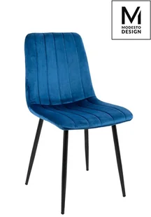 King Home Krzesło Lara ciemny niebieski J-07.BLUE - Krzesła - miniaturka - grafika 1