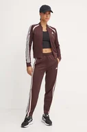 Dresy damskie - adidas dres Teamsport damski kolor bordowy IX1108 - miniaturka - grafika 1