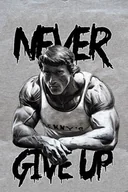 Podkładki pod mysz - PODKŁADKA POD MYSZ Z Nadrukiem 22x18 cm Arnold Schwarzenegger Tekst Prezent - miniaturka - grafika 1