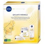 Zestawy kosmetyków damskich - Nivea - Q10 Anti-Wrinkle Set - Zestaw prezentowy kosmetyków do pielęgnacji twarzy - Przeciwzmarszczkowy krem na dzień 50 ml + Przeciwzmarszczkowy krem pod oczy 15 ml - miniaturka - grafika 1