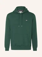 Bluzy męskie - Gant Bluza Z Kapturem gruen - GANT - miniaturka - grafika 1