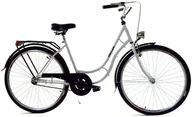 Rowery - Rower Dallas City Retro 28" 1 spd - czarny - miniaturka - grafika 1