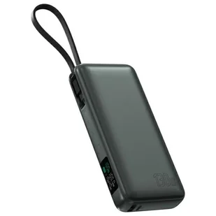 4smarts Powerbank Enterprise 20000mAh 130W z wbudowanym kablem USB-C szary/space grey 541134 - Powerbanki - miniaturka - grafika 1