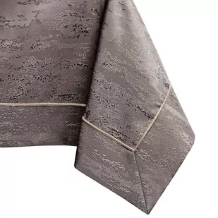 Obrus Vesta Brązowy Tłoczony Nowoczesny 140x200 AmeliaHome - TCLOTH/AH/VESTA/BRD/PPG/COCOA/140X200 - Obrusy i serwetki - miniaturka - grafika 1