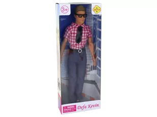 Lalka Dla Dzieci Mężczyzna Kevin Elegancki Strój Koszula Czerwona - Domki dla lalek - miniaturka - grafika 4