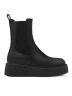 Botki damskie - Badura Sztyblety BIBAO-0701 Czarny - miniaturka - grafika 1