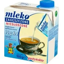 Gostyń SM Mleko zagęszczone niesłodzone 4% light - Mleko - miniaturka - grafika 1