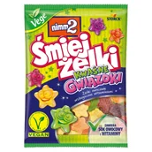 Żelki - Nimm2, żelki owocowe Śmiejżelki Kwaśne Gwiazdki, 90g - miniaturka - grafika 1