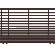 Ogrodzenia - Polbram Brama przesuwna teleskopowa Bali II 6x1,5 m prawa brązowa automat - miniaturka - grafika 1