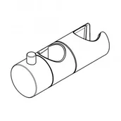 Pisuary - GROHE 48177000 holder for sliding rail - miniaturka - grafika 1