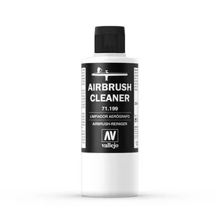 Vallejo Płyn do czyszczenia aefografu - Airbrush Cleaner / 200ml Vallejo 71199 - Kolejki i akcesoria - miniaturka - grafika 1