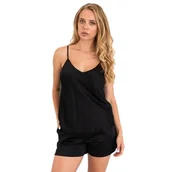 Piżamy dla dziewczynek - Top damski Dark Angel satynowy regulowane ramiączka - Inny producent - miniaturka - grafika 1