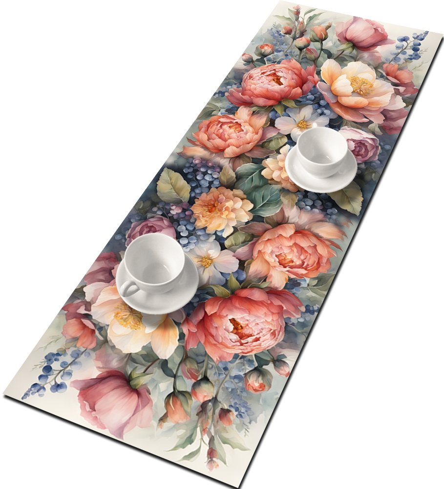 BERTONI Bieżnik filcowy, obrus z wzorem ławka dekoracja stołu FELICIA 115x40 cm