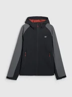 Kurtki i kamizelki sportowe męskie - 4F Kurtka przejściowa membrana 5000 męska - szara 3XL - miniaturka - grafika 1