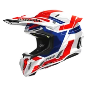 Kaski motocyklowe - Kask Cross Airoh Twist 3 Dynasty (2026) Niebieski/Czerwony PołyskS - miniaturka - grafika 1