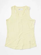 Koszulki i topy damskie - Marmot Damski Aura Tanktop, Yellow Mist, M - miniaturka - grafika 1