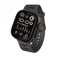 Akcesoria do smartwatchy - Decoded Silicone Ares O Band - silikonowy pasek do Apple Watch 44/46/49 mm black - miniaturka - grafika 1